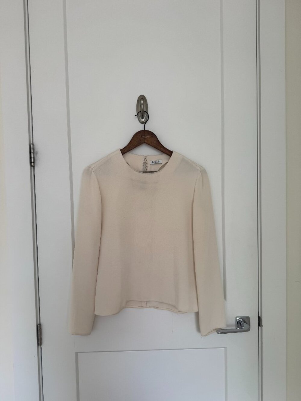 Loro Piana Cream Blouse
